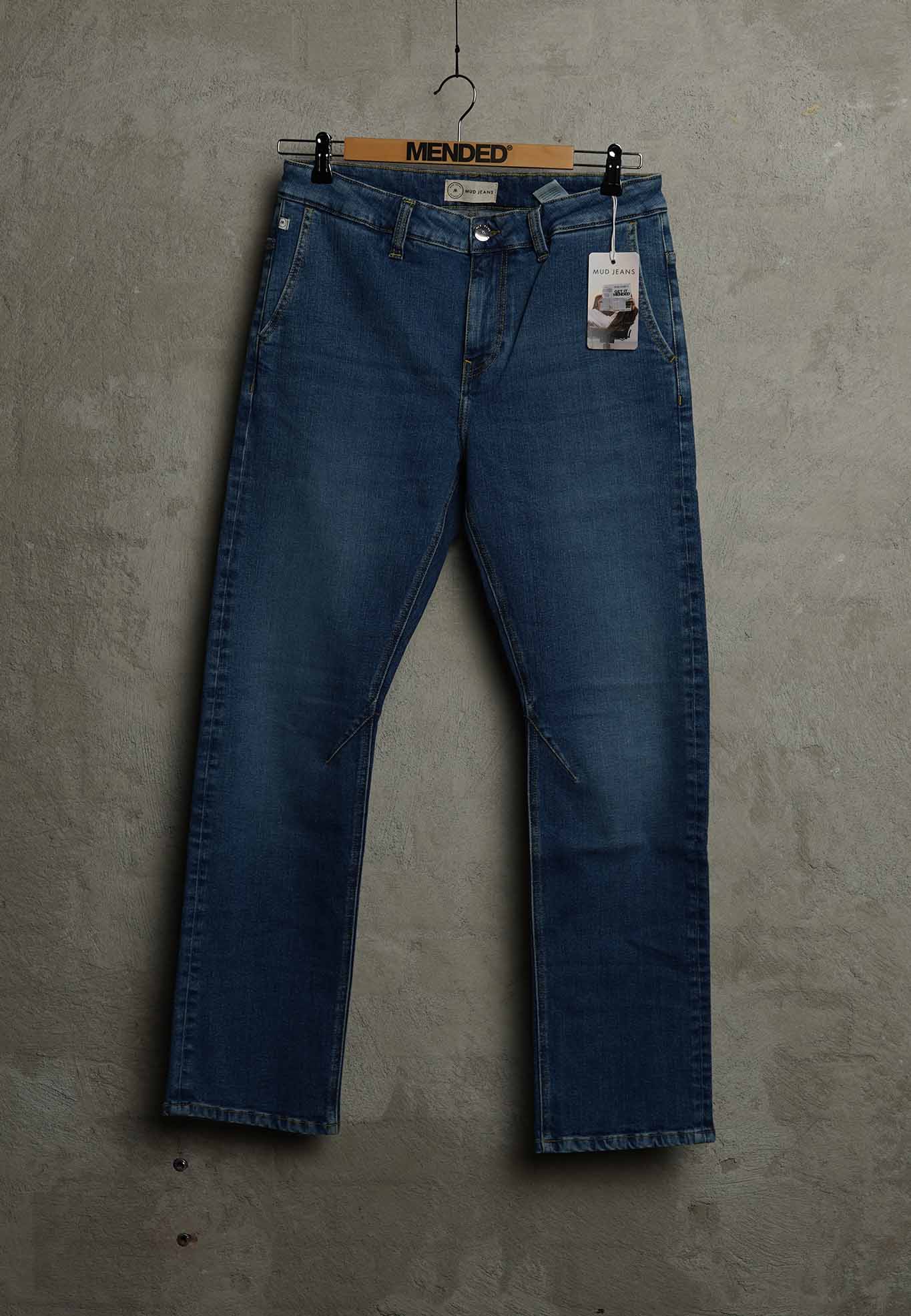 Men - MUD Jeans - Block Chino - Stone Blue