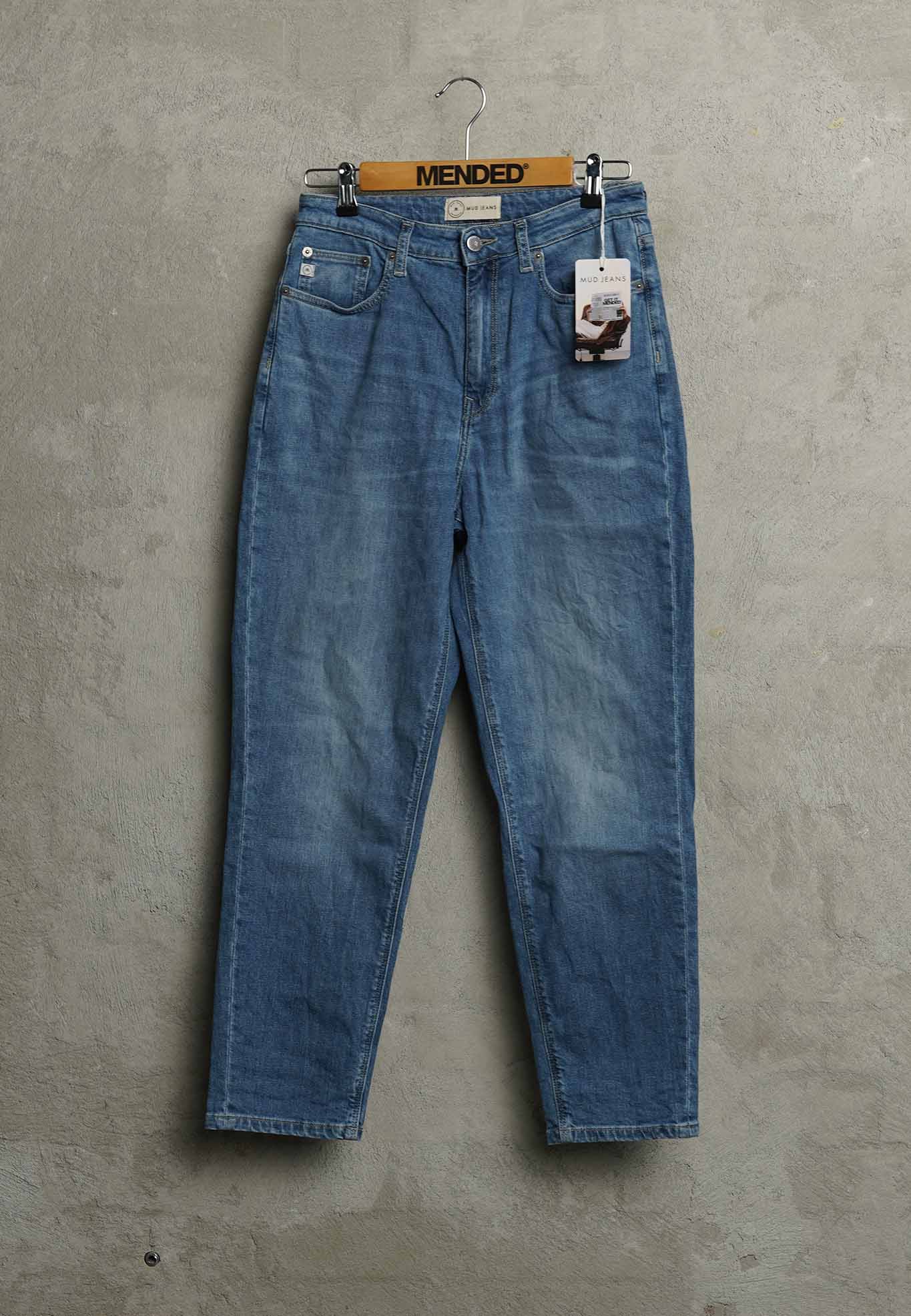 Women - MUD Jeans - Mams Stretch Tapered - Old Stone