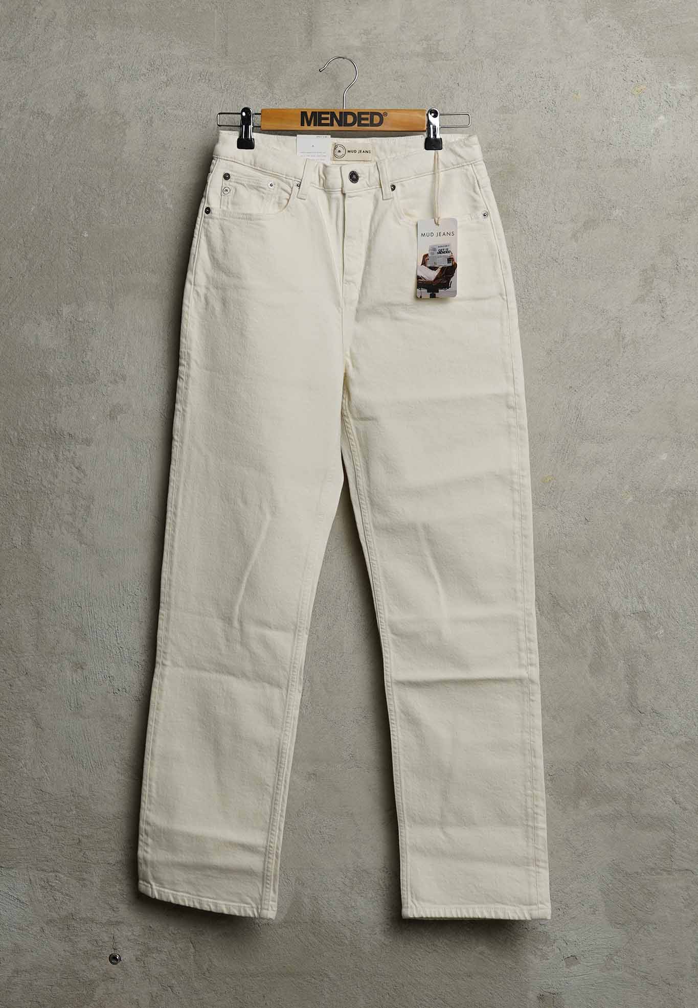Women - MUD Jeans - Relax Rose Cropped - Undyed