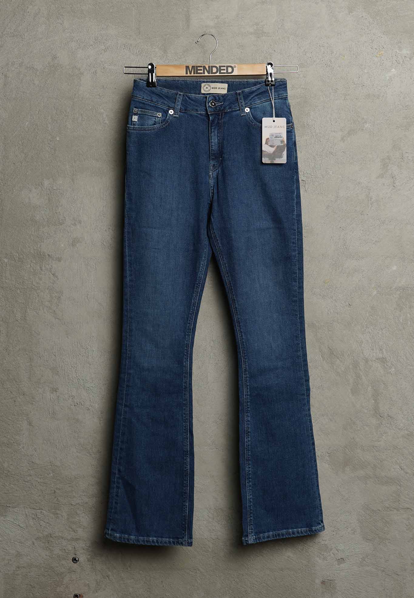 Women - MUD Jeans - Flared Hazen - Authentic Indigo