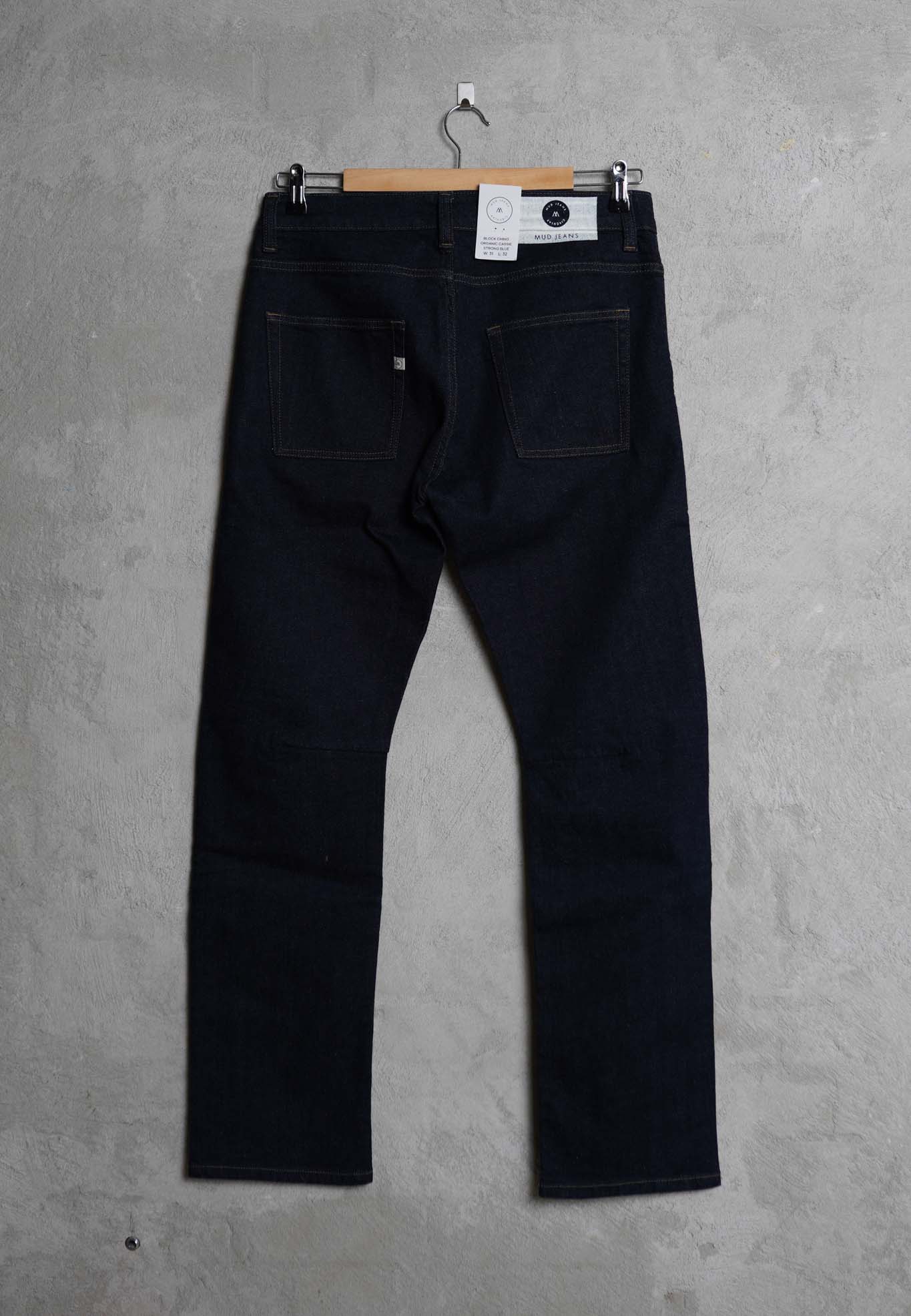 Men - MUD Jeans - Block Chino - Strong Blue