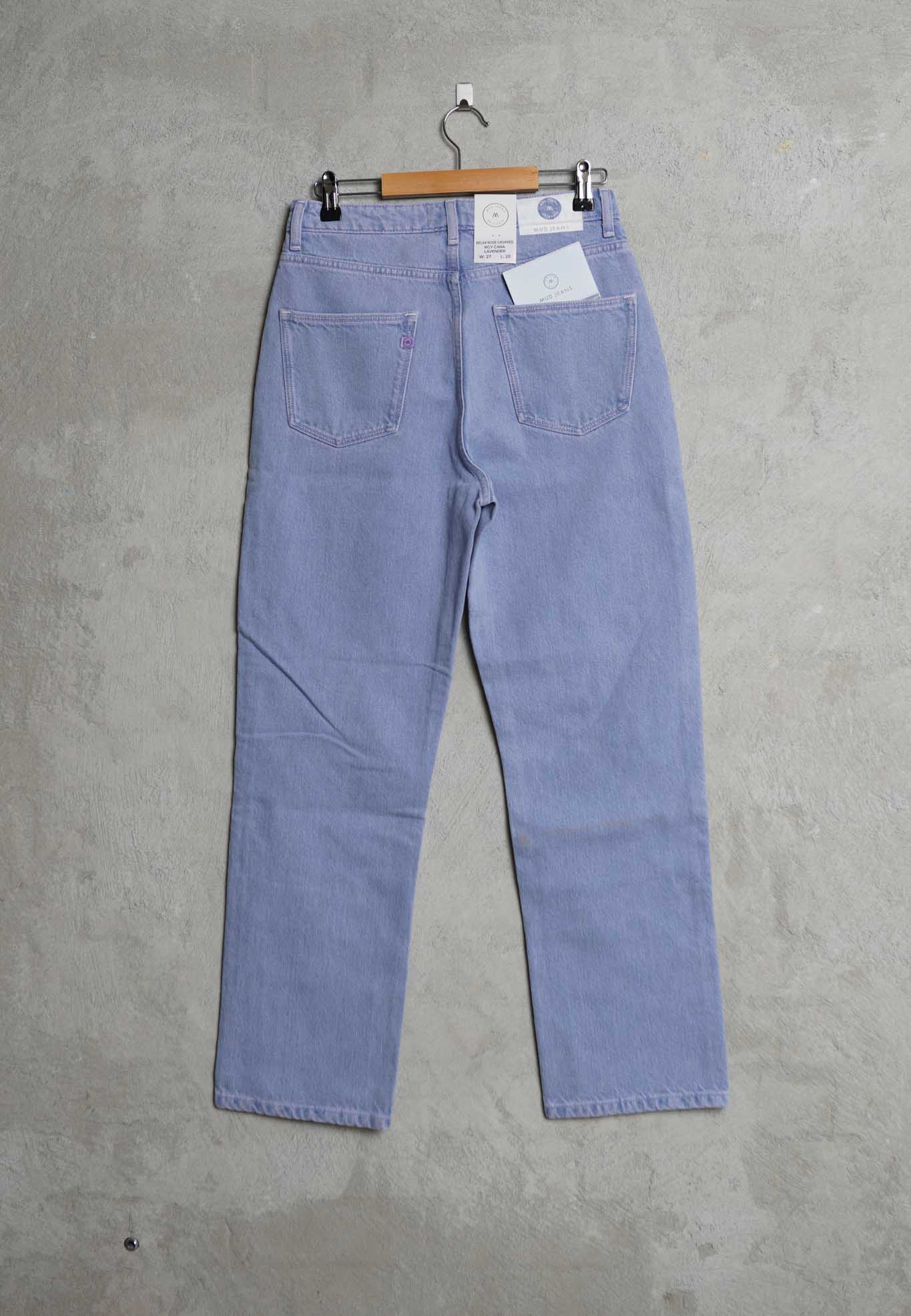 Women - MUD Jeans - Relax Rose Cropped - Lavender