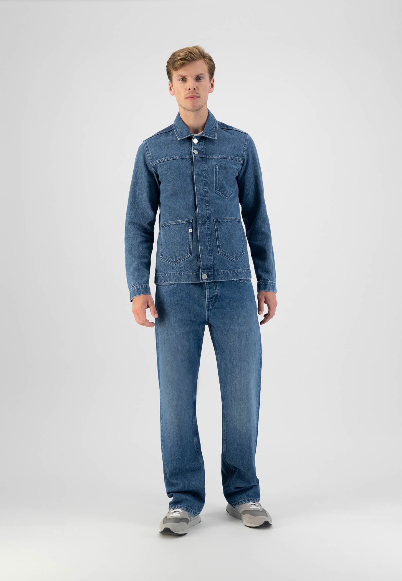 Men - MUD Jeans - Jackson Jacket - Medium Stone