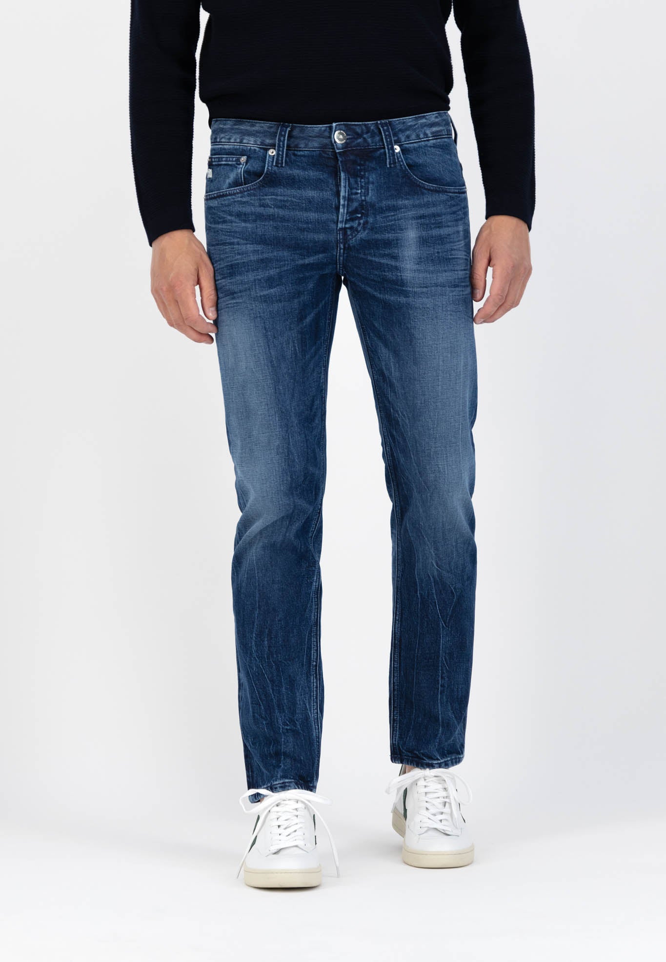 Men - MUD Jeans - Regular Dunn Stretch - Dark Worn