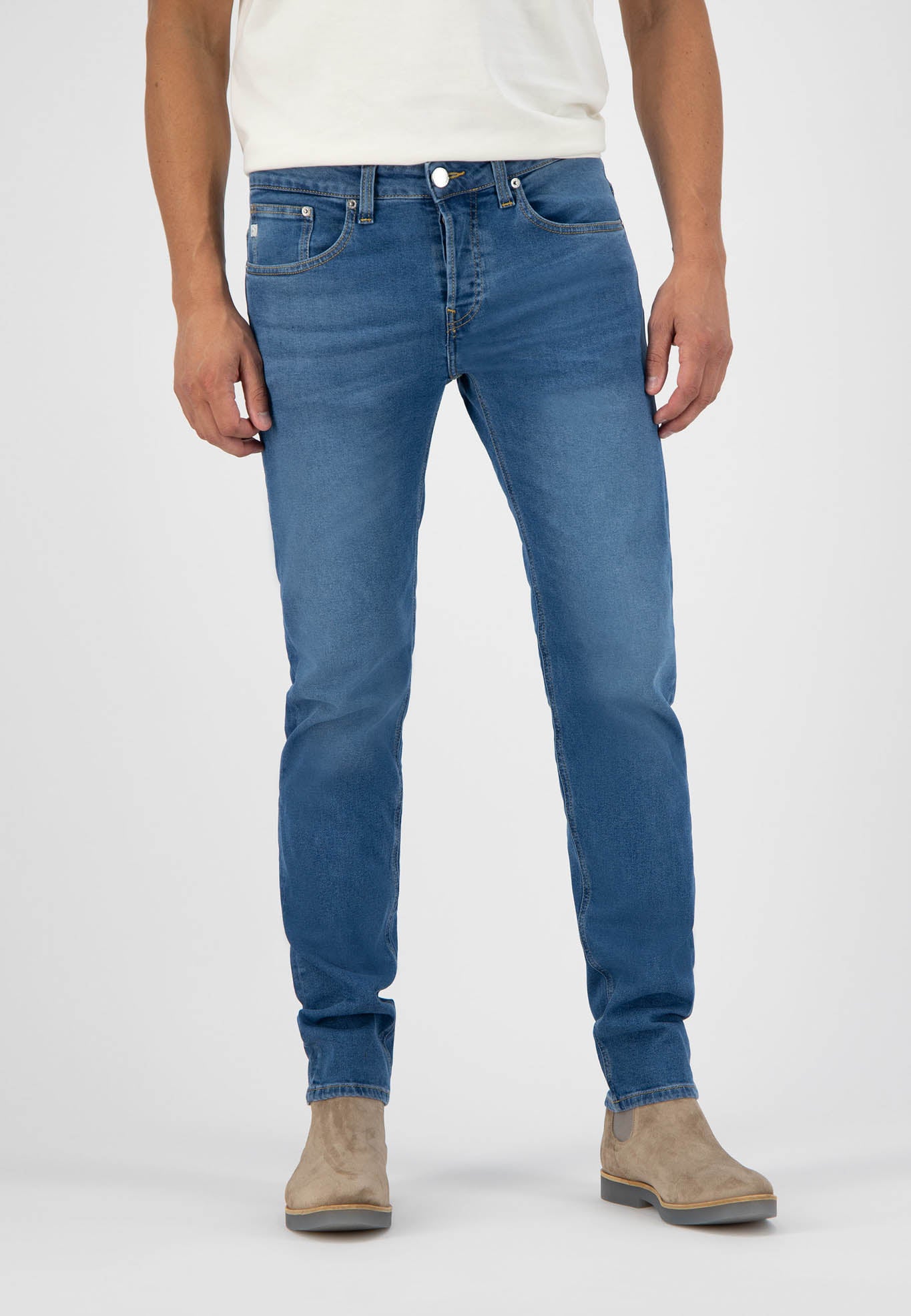 Men - MUD Jeans - Regular Dunn - Pure Blue