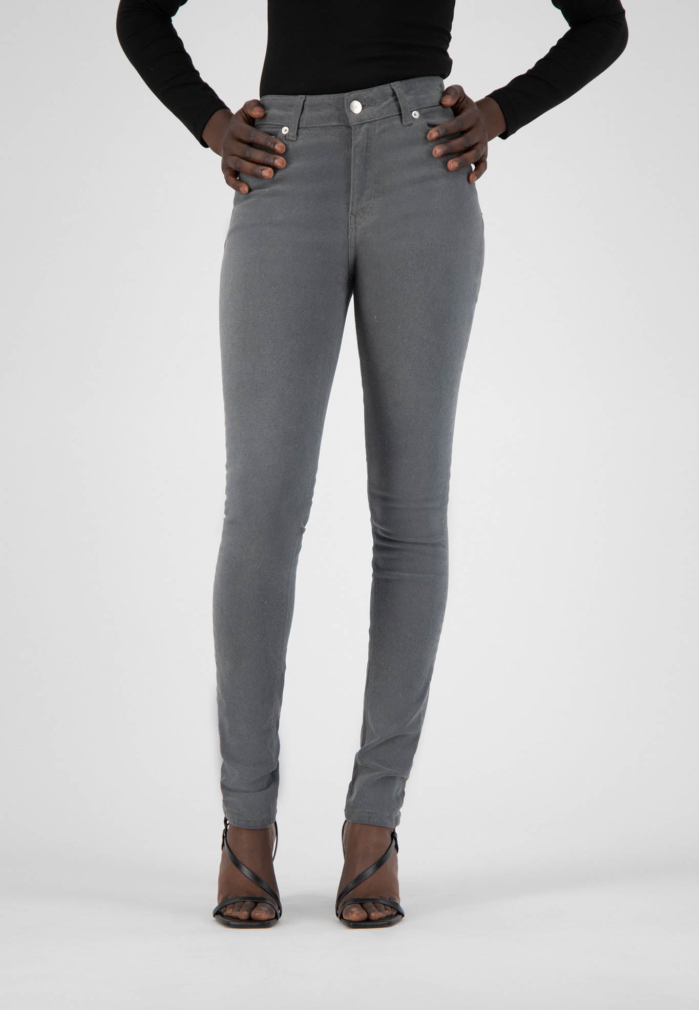 Women - MUD Jeans - Skinny Hazen - O3 Grey