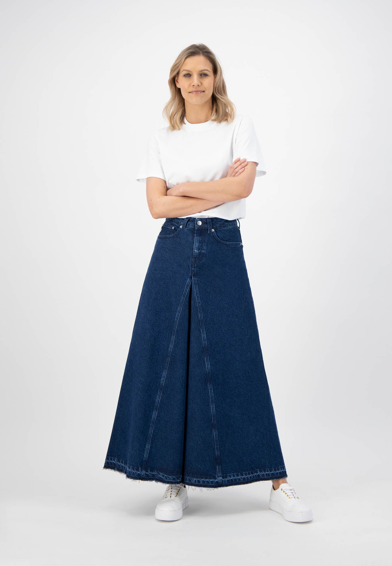 Women - MUD Jeans - Maksi Skirt - Stone Indigo