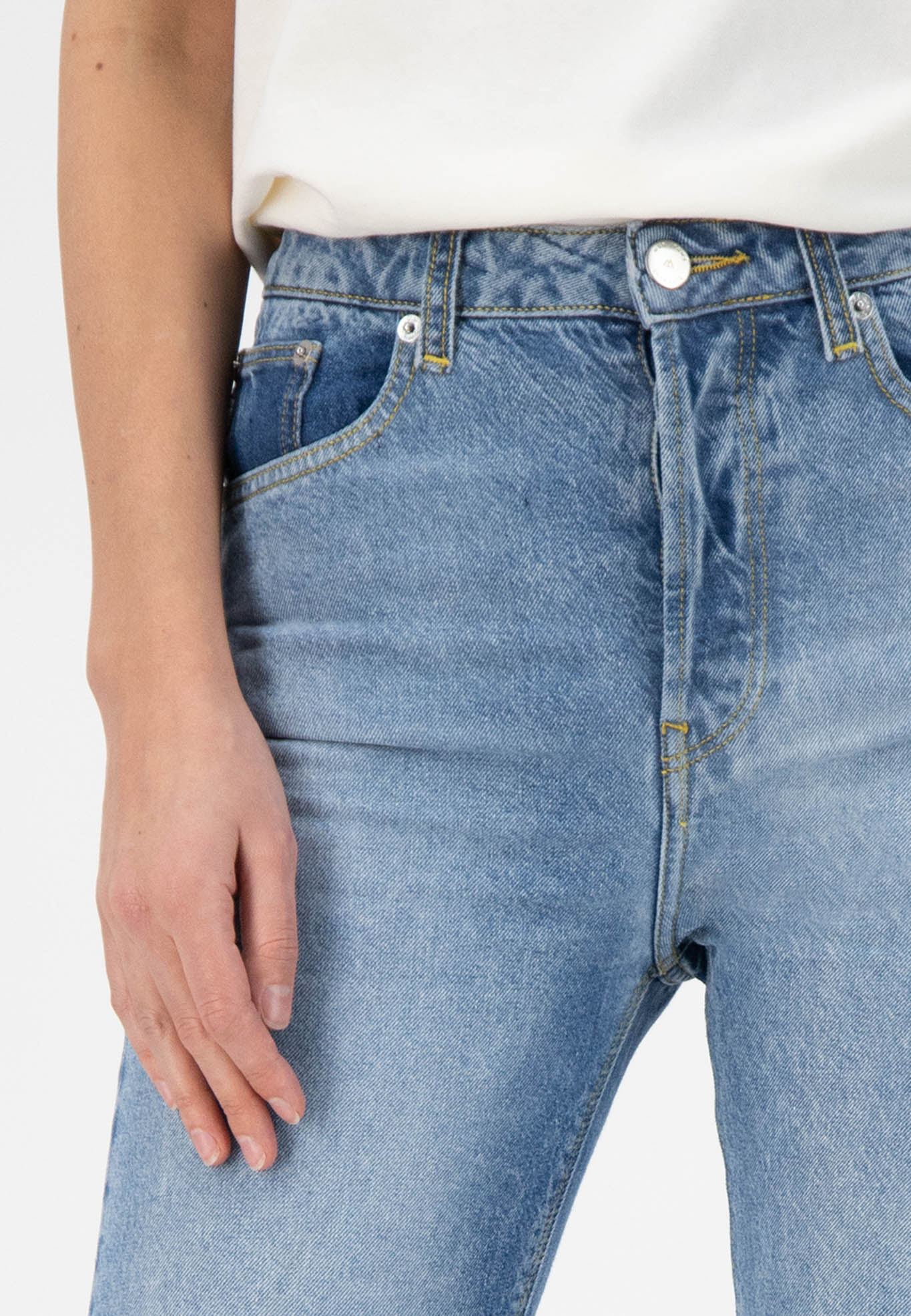 Women - MUD Jeans - Piper Straight - Stone Breeze