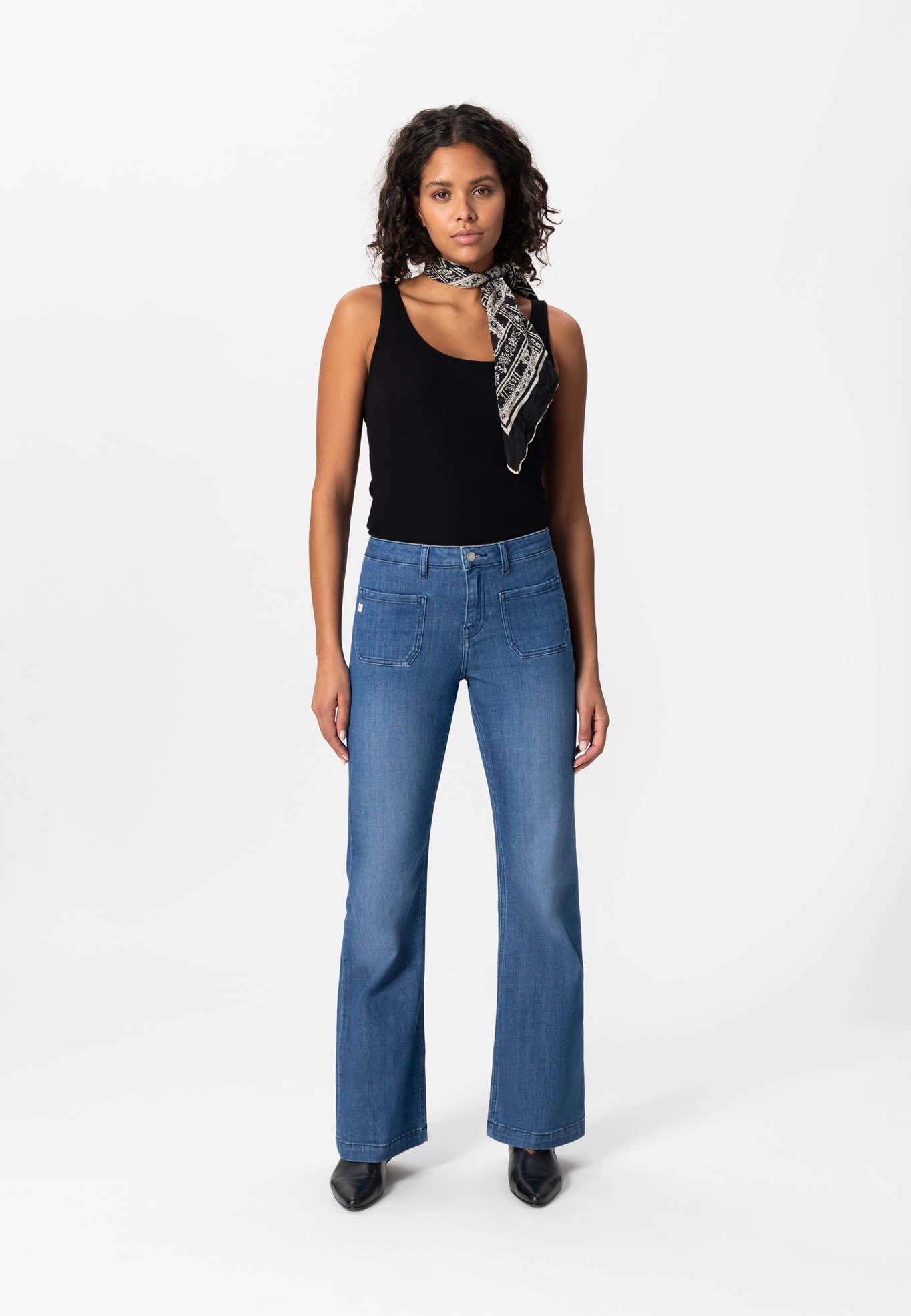 Women - MUD Jeans - Flared Chique - Authentic Indigo