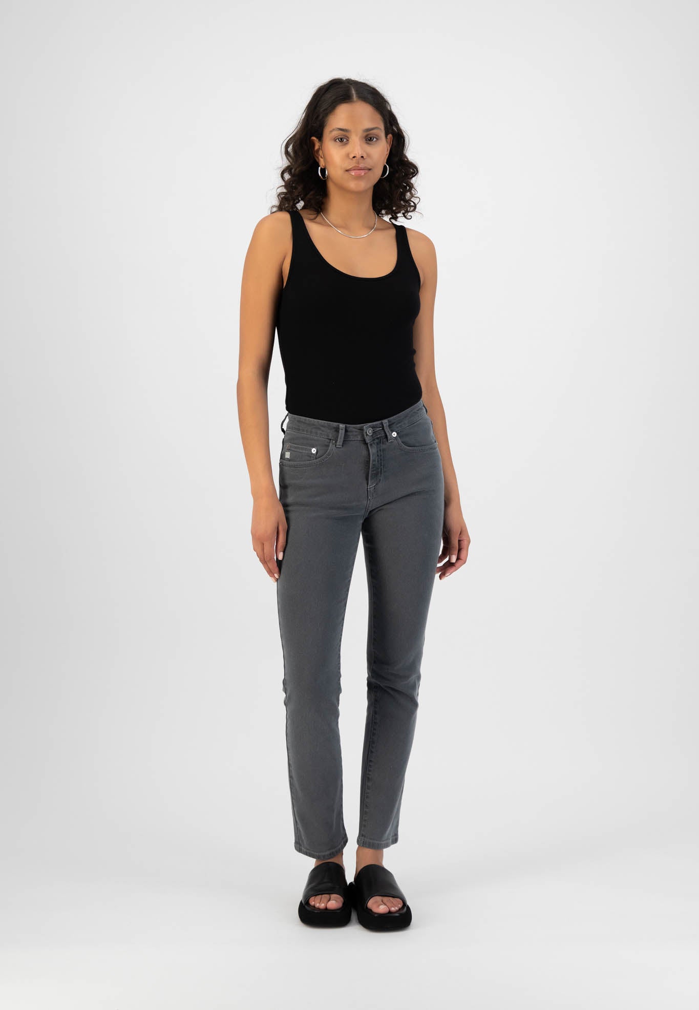 Women - MUD Jeans - Faye Straight - O3 Grey