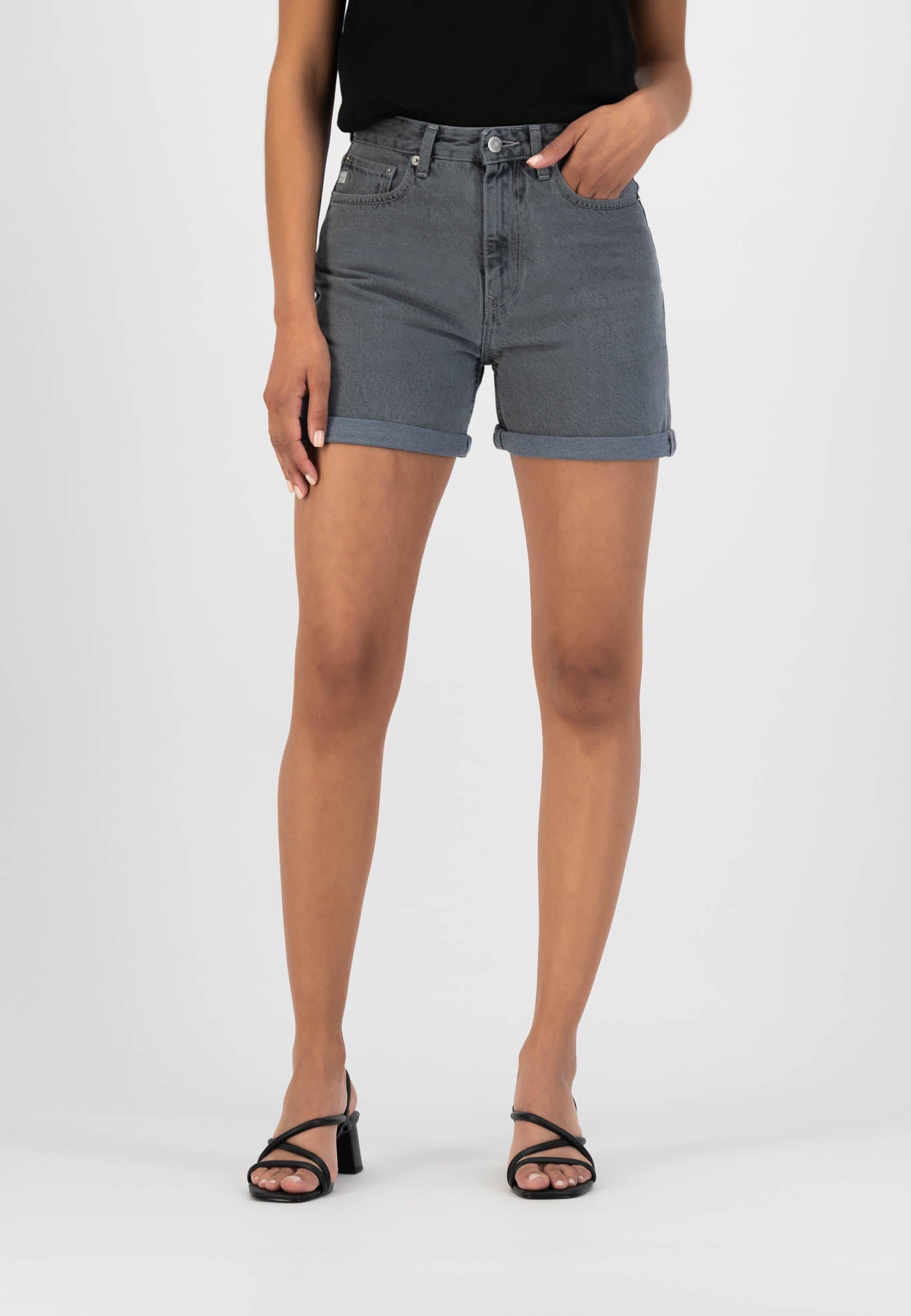 Women - MUD Jeans - Marilyn Shorts - Stone Grey