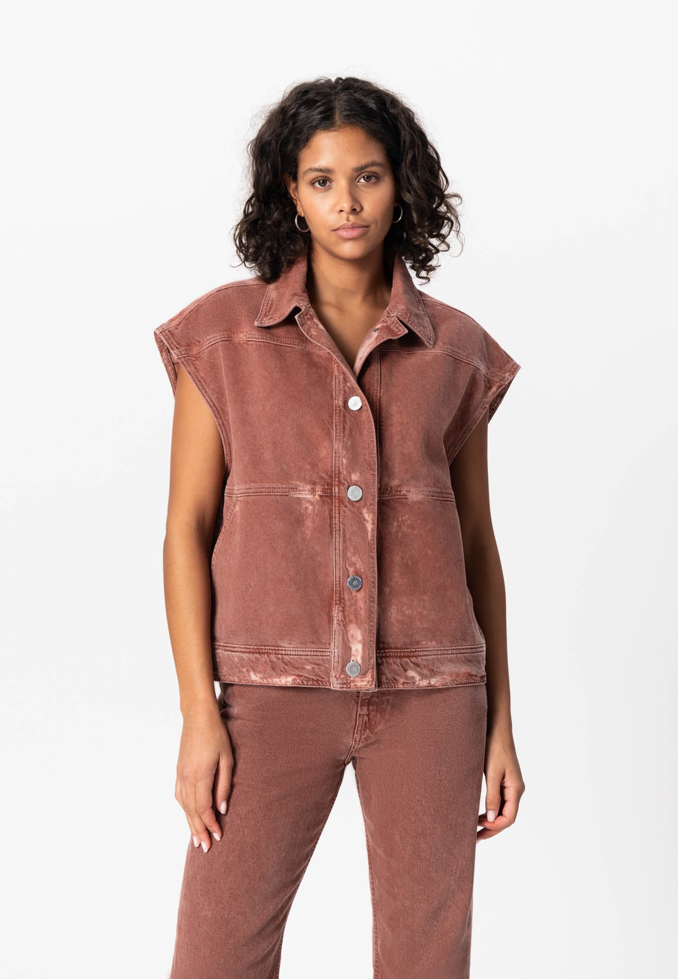 Women - MUD Jeans - Vivian Vest - Brick