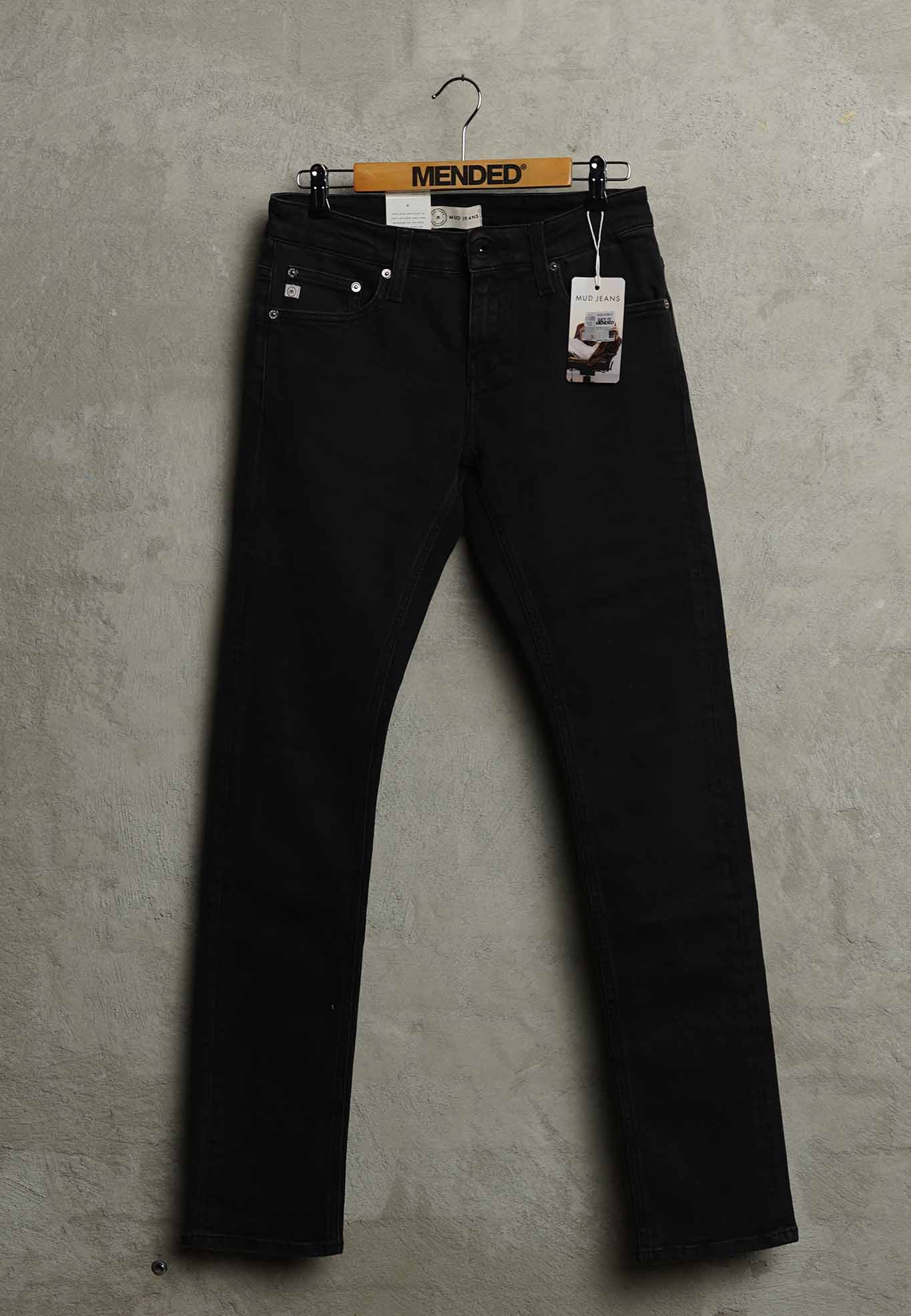 Men - MUD Jeans - Slim Lassen - Stone Black