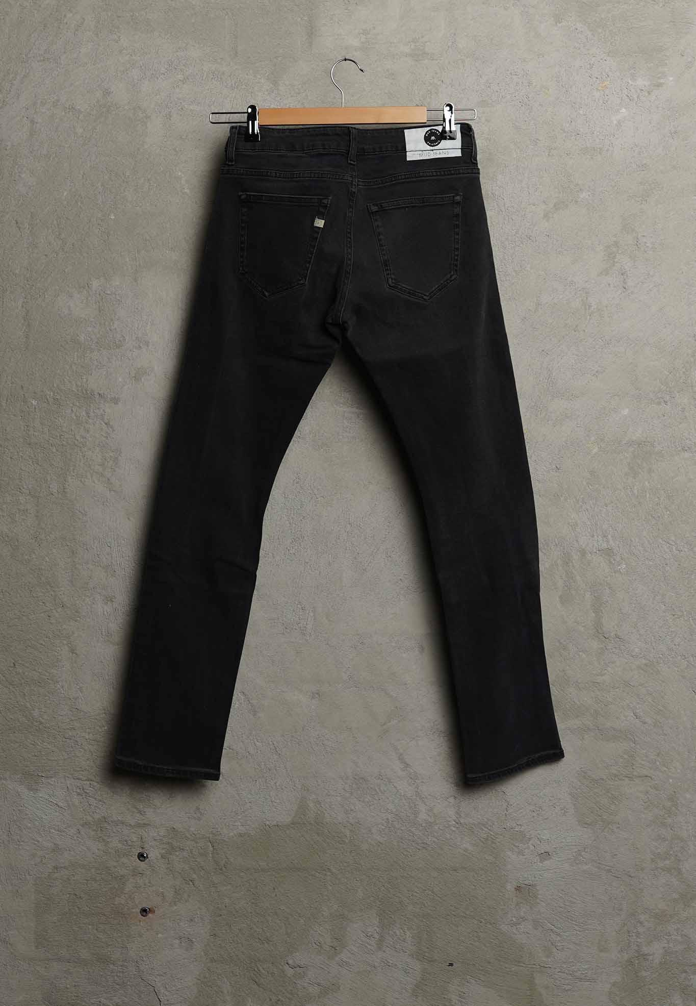 Men - MUD Jeans - Slim Lassen - Stone Black