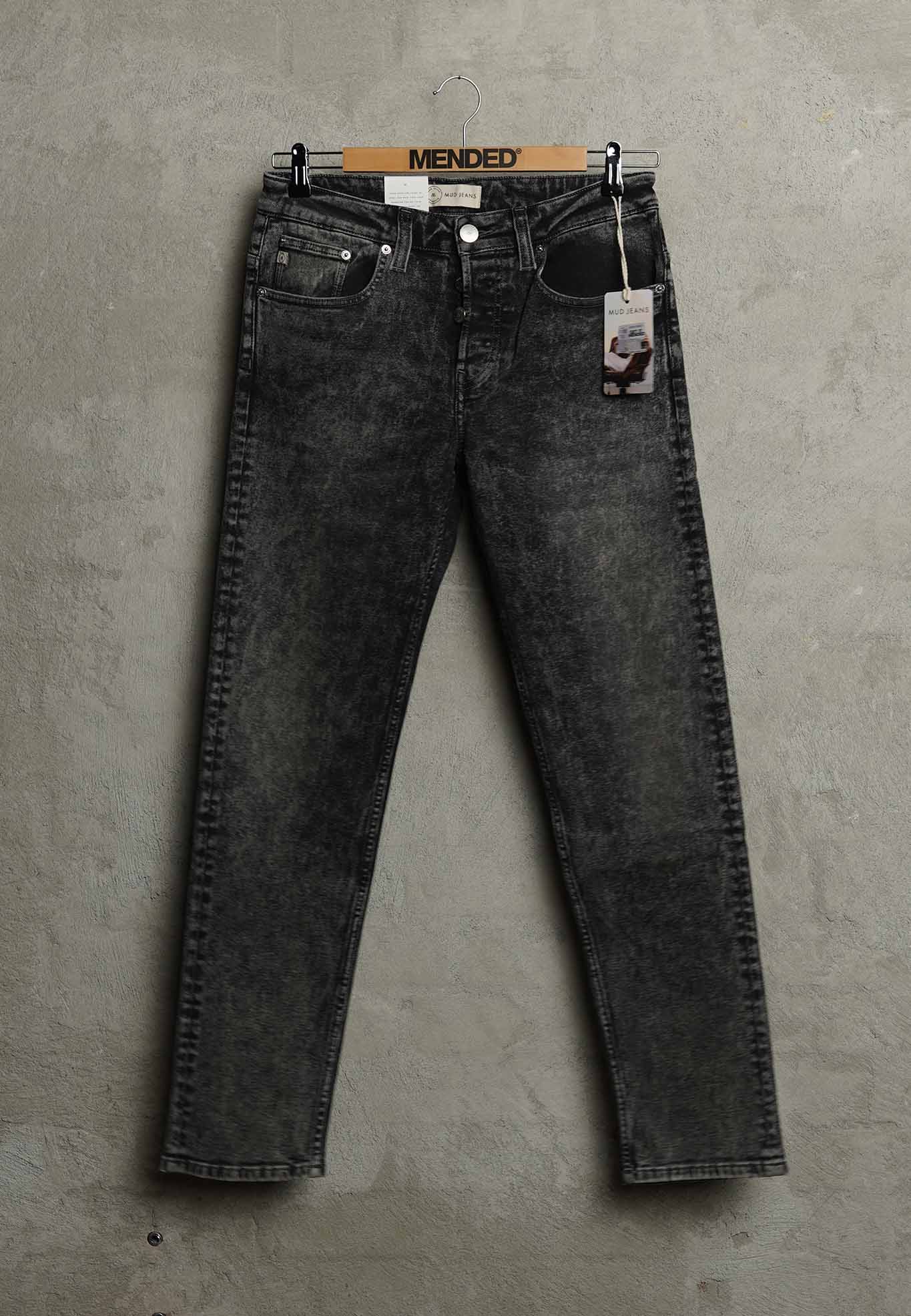 Men - MUD Jeans - Slimmer Rick - Heavy Stone Black