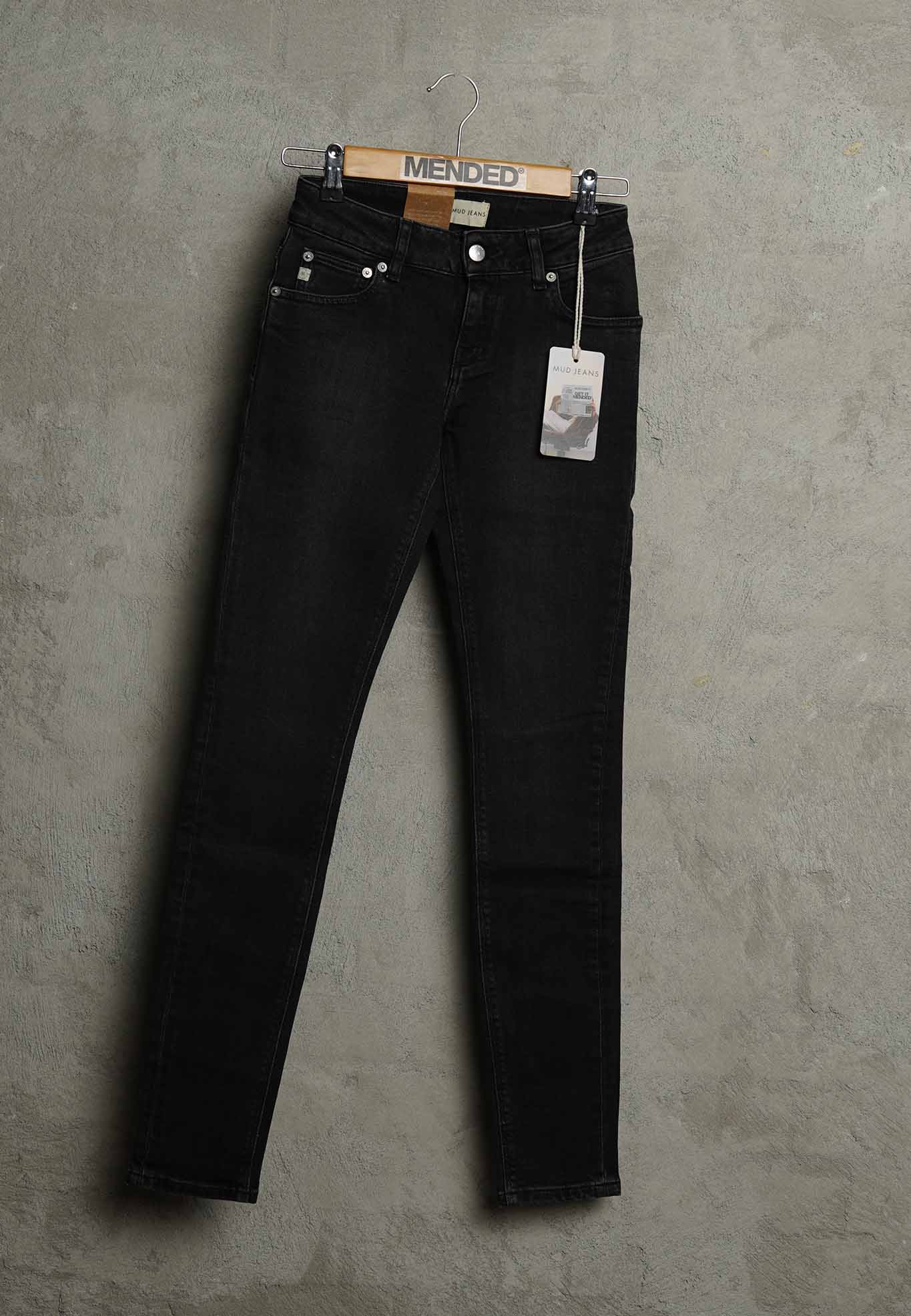 Women - MUD Jeans - Skinny Lilly - Stone Black