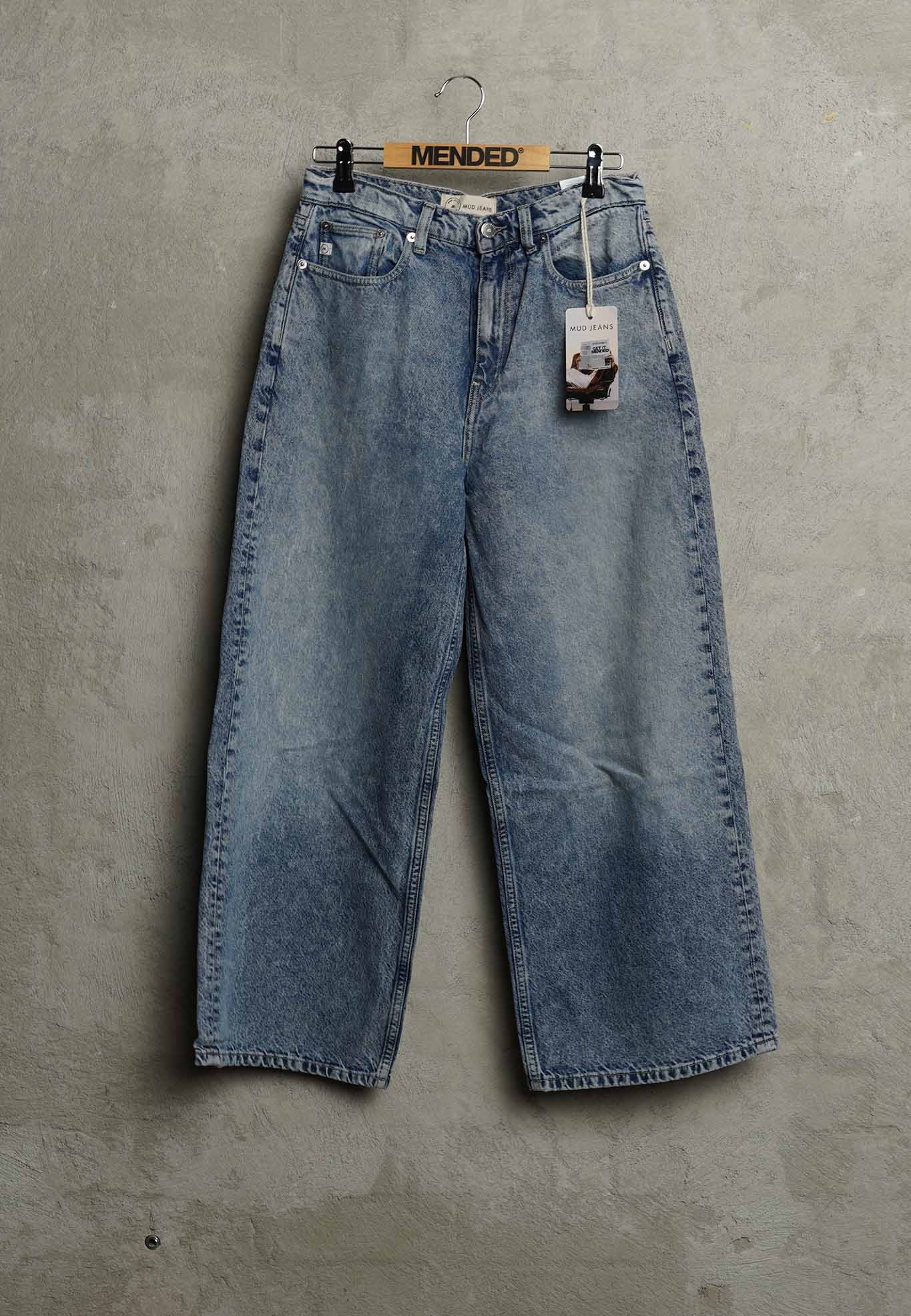 Women - MUD Jeans - Wide Sara Cropped - Stone Breeze