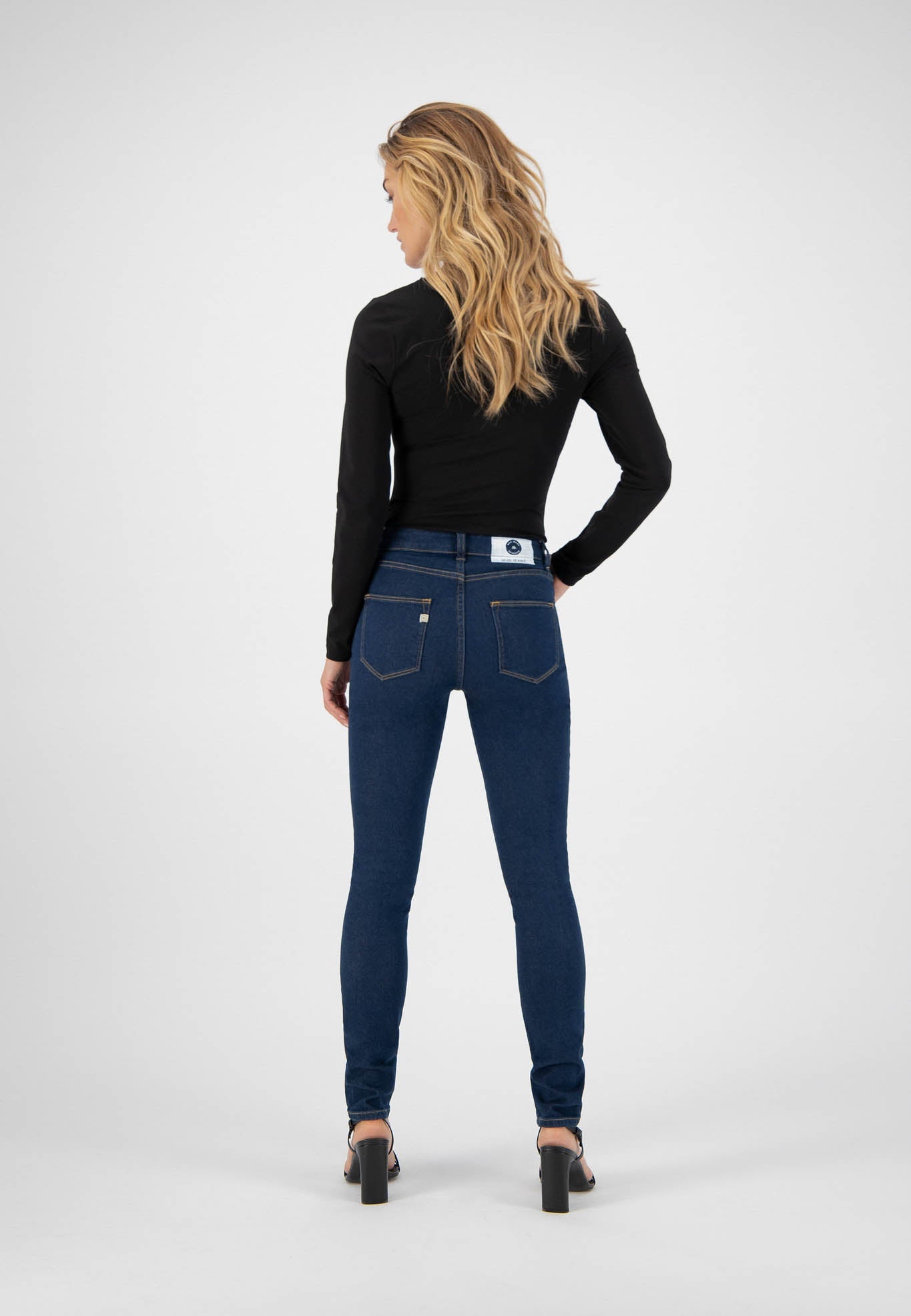 Women - MUD Jeans - Skinny Hazen - Strong Blue