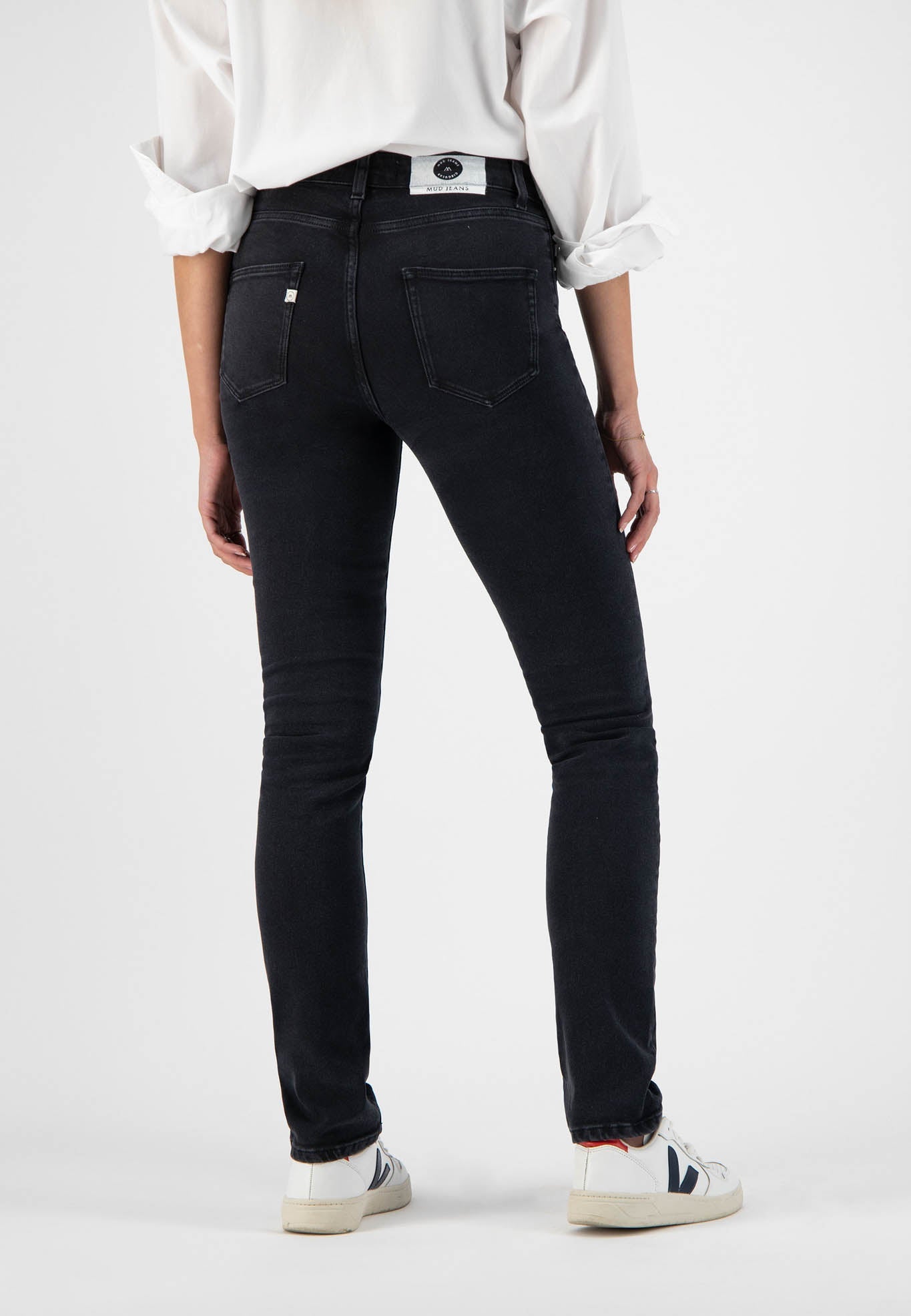 Women - MUD Jeans - Regular Swan - Stone Black